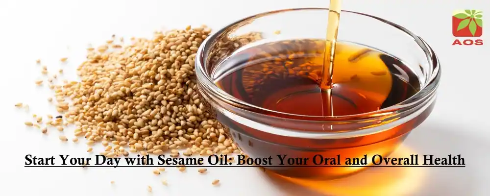 Start Your Day with Sesame Oil