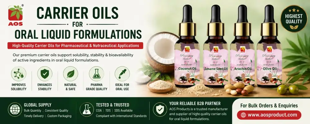 Carrier Oils for Oral Liquid Formulations