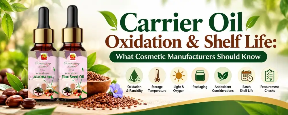 Carrier Oil Oxidation and Shelf Life