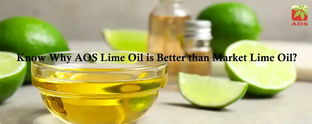 AOS Lime Oil Vs Market Lime Oil