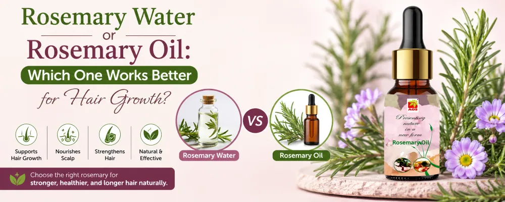 Rosemary Water vs Rosemary Oil