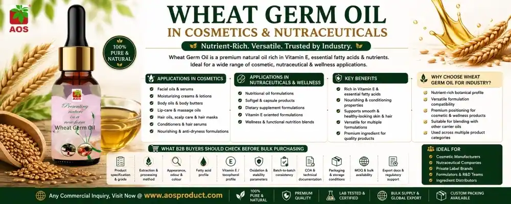 Wheat Germ Oil in Cosmetics