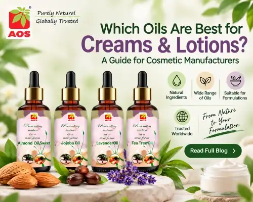 Which Oils Are Best for Creams and Lotions
