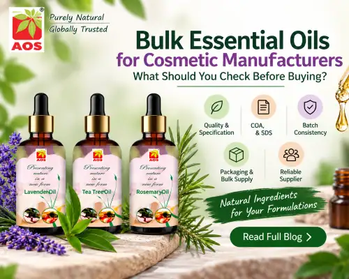 Bulk Essential Oils for Cosmetic Manufacturers