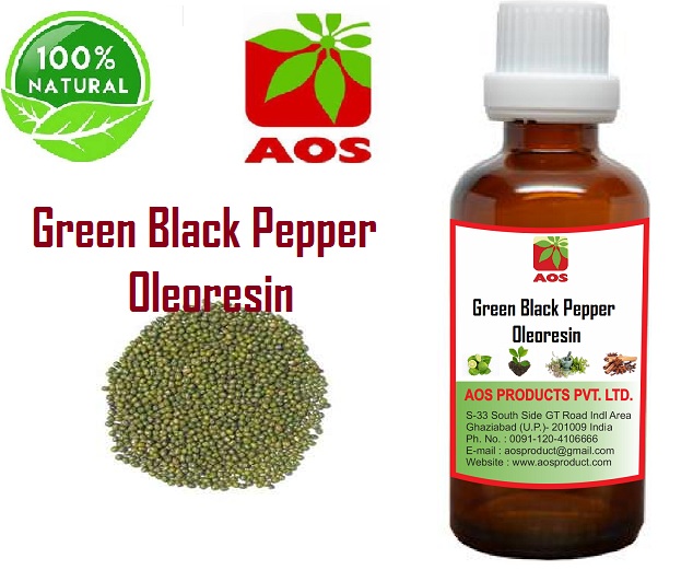 Green Black Pepper Oleoresin natural Spice Oils in india